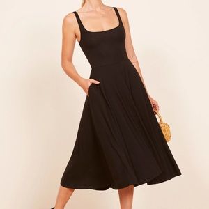 Reformation Rue Dress, Size M, Black